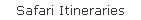 Safari Itineraries